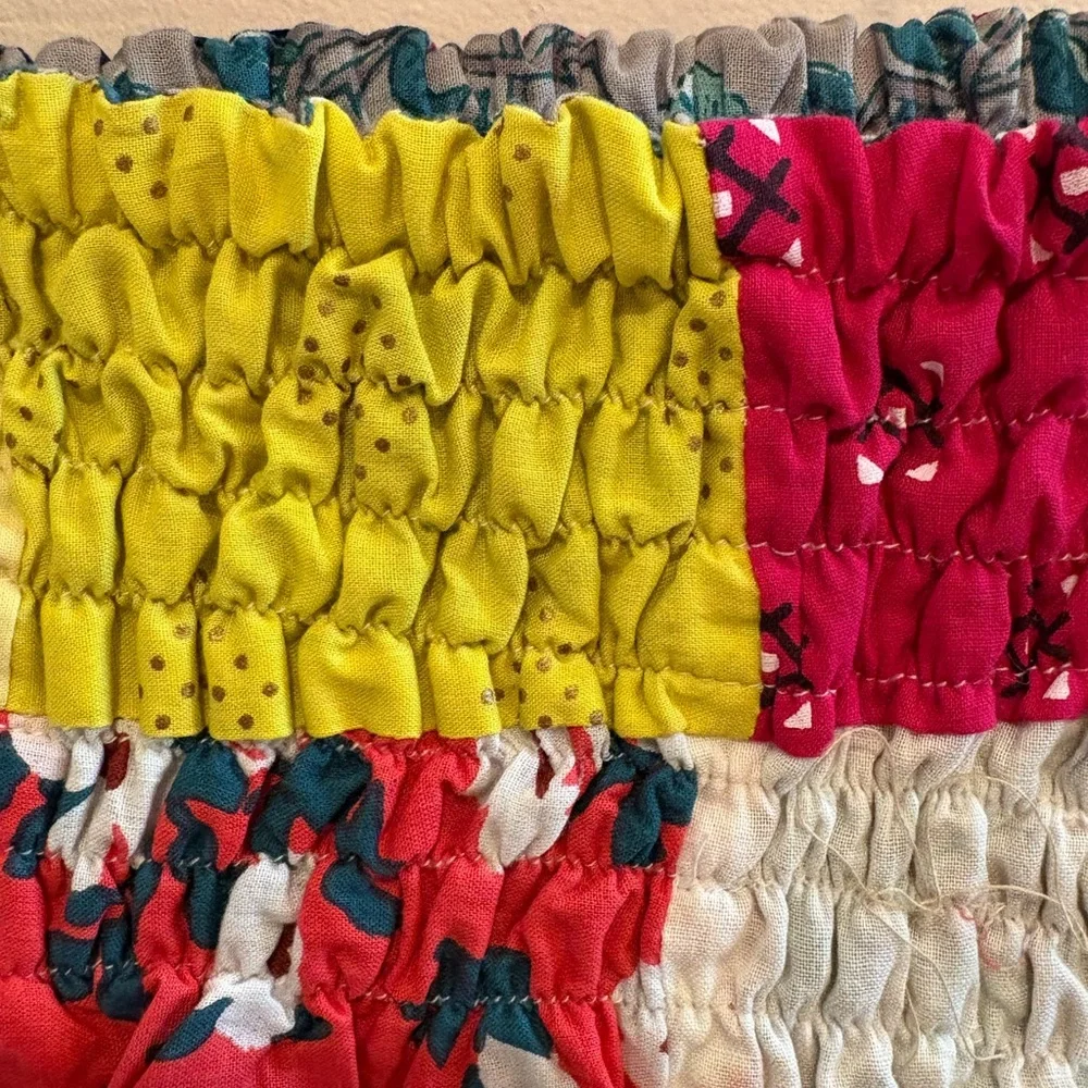 NWT Art Studio Company Sari Cotton Patchwork Jogger Pants Women’s L/XL - Picture 3 of 16